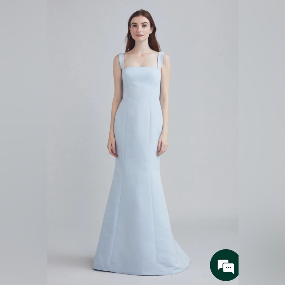 Amsale Light Blue Gown